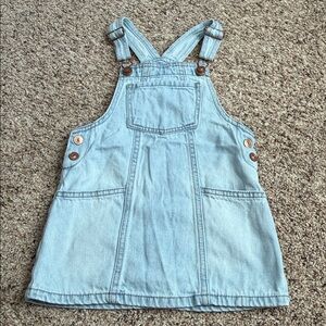 WONDER NATION TODDLER GIRL DEMIN OVERALL DRESS